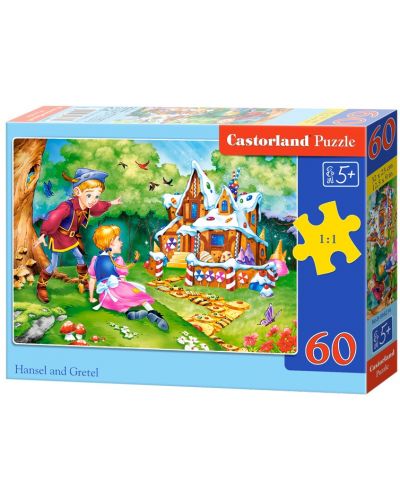 Castorland Puzzle de 60 de piese - Hansel si Gretel - 1