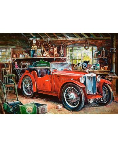 Puzzle Castorland de 1000 piese - Vintage Garage - 2