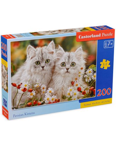 Puzzle Castorland de 200 piese - Persian Kittens - 1