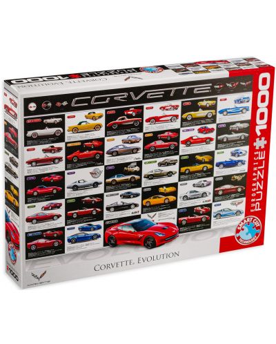 Puzzle Eurographics de 1000 piese – Dezvoltarea automobilelor Chevrolet - 1