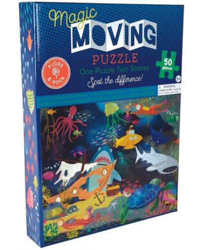 Puzzle Floss and Rock din 50 de piese XXL - Underwater World - 1