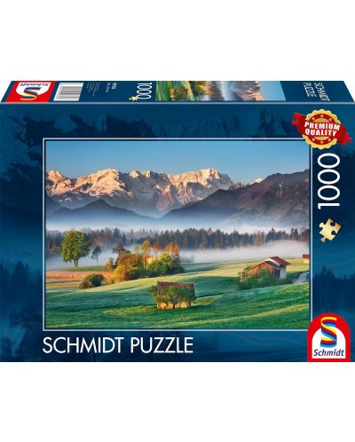 Puzzle Schmidt din 1000 de piese - Garmisch-Partenkirchen - 1