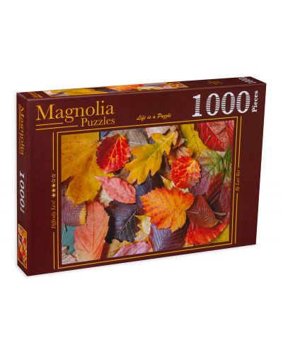 Puzzle Magnolia de 1000 piese - Frunze de toamna - 1
