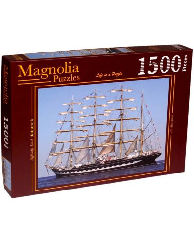 Magnolia Puzzle de 1500 de piese - Navă comercială mare - 1