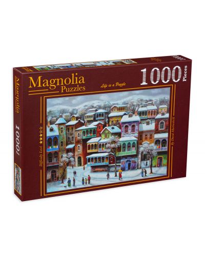 Puzzle Magnolia de 1000 piese - Zapada in Tbilisi - 1
