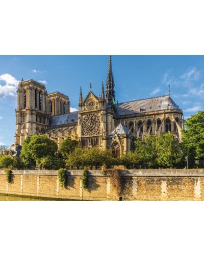 Puzzle Jumbo de 1000 piese - Catedrala Notre-Dame, Paris - 2