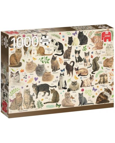 Puzzle Jumbo de 1000 piese - Pisici - 1