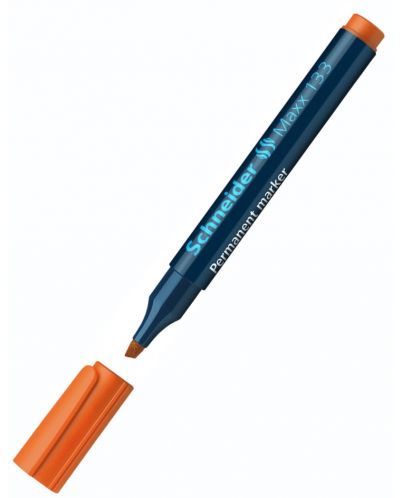 Marker permanent Schneider Maxx 133 - 4 mm, portocaliu - 1