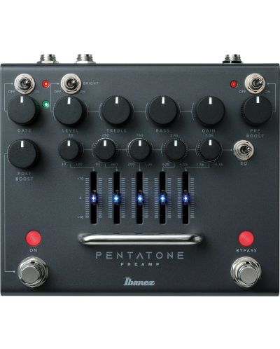 Ibanez Pedală de efecte sonore - PTPRE Pentatone Preamp, negru - 1