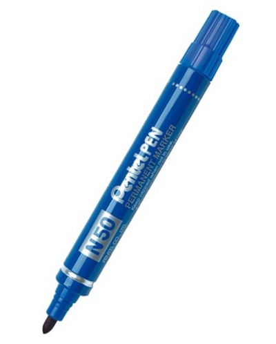 Marker permanent Pentel N50 2.0mm, albastru - 1