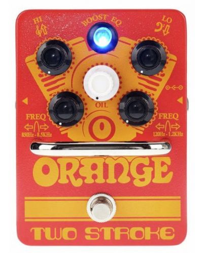 Pedală Orange - Two Stroke Boost EQ, roșu - 1
