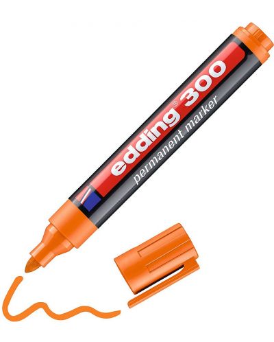 Marker permanent Edding 300 - portocale - 1