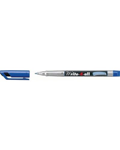 Fineliner permanent Stabilo - Write-4-All, 0.7 mm, albastru - 1