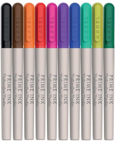 Markere permanente Adel Prime Ink - 10 culori - 1