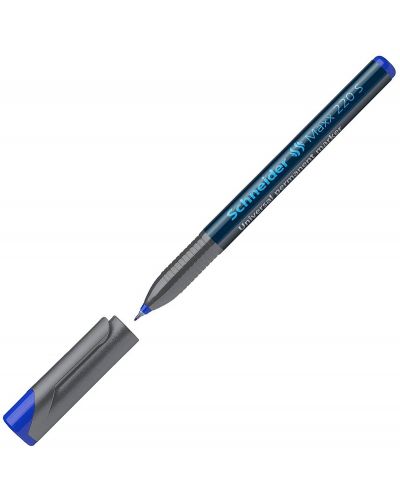 Marker permanent Schneider OHP Maxx 220 S, 0,4 mm, albastru - 1