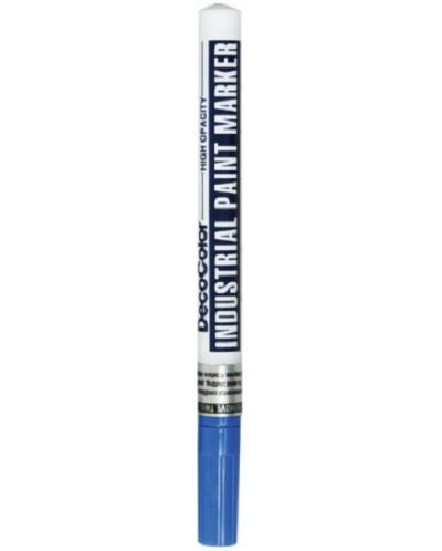 Marker care acopera Industrial Paint fine, albastru - 1