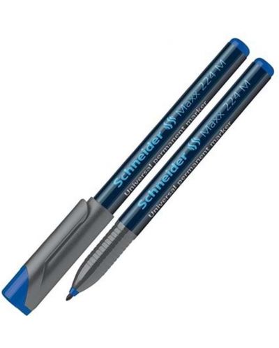 Marker permanent Schneider - OHP Maxx 224 M, 1,0 mm, albastru - 1