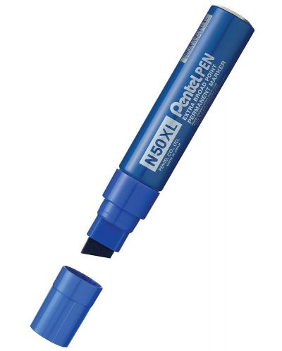 Marker permanent Pentel - N50XL, albastru - 1