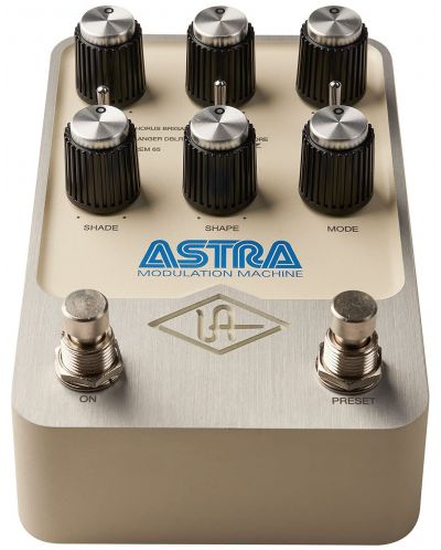 Pedală de efecte sonore Universal Audio - Astra Modulation, bej - 2
