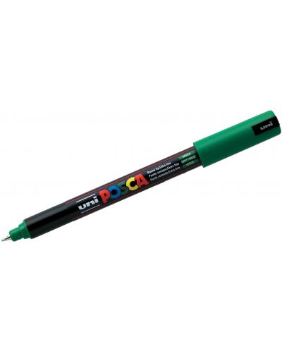 Marker permanent ultra fin Uni Posca - PC-1MR, 0,7 mm, verde - 1