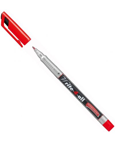 Fineliner permanent Stabilo - Write-4-All, 0.7 mm, roșu - 2
