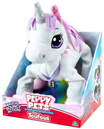 Jucarie Peppy Pets - Animal de companie la plimbare, unicorn - 1