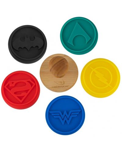 Stampila pentru prajituri Cine Replicas DC Comics: Justice League - Logos - 2
