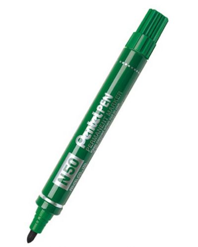 Marker permanent Pentel N50 - 2.0mm, verde - 1