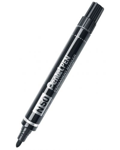 Marker permanent Pentel N50 2.0mm, negru - 1