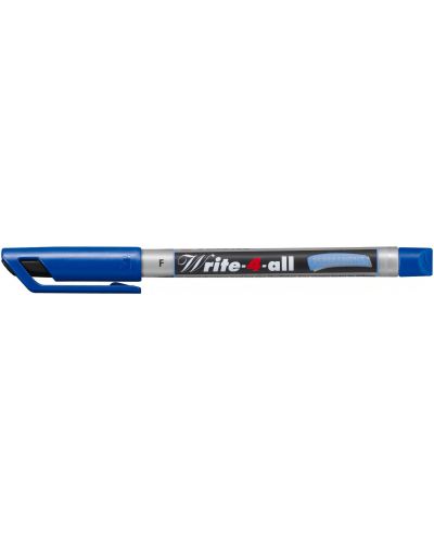 Fineliner permanent Stabilo - Write-4-All, 0.7 mm, albastru - 3