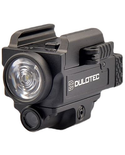 Lanternă pistol Dulotec - G4, sub-țeavă cu laser indicator direcție, roșu - 1