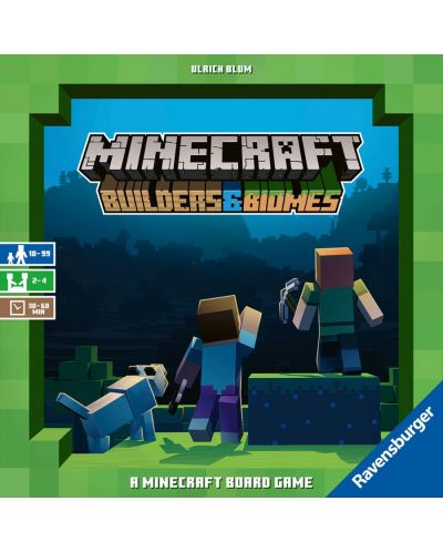 Joc de societate Minecraft: Builders & Biomes - familie - 1