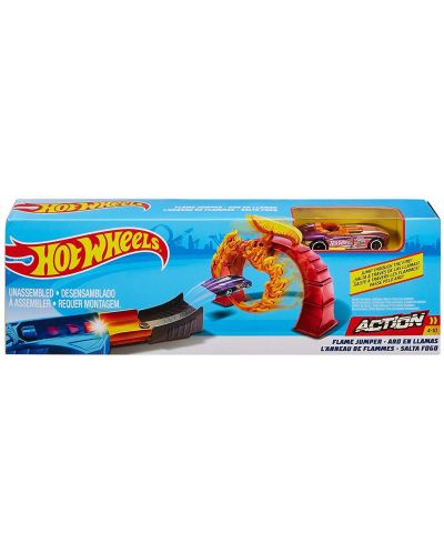 Pista cu masinuta Hot Wheels Action - Flame Jumper - 1