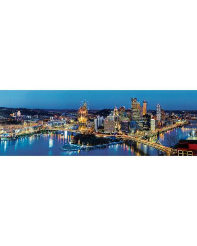 Puzzle panoramic Master Pieces de 1000 piese - Pittsburgh Pensilvania - 2