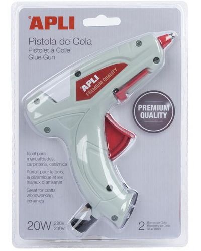 Pistol de lipit cu silicon cald APLI - Premium, 20 W - 1