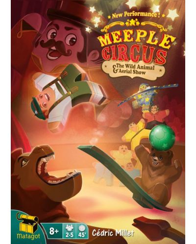 Extensie pentru jocul de societate Meeple Circus - The Wild Animal & Aerial Show - 1