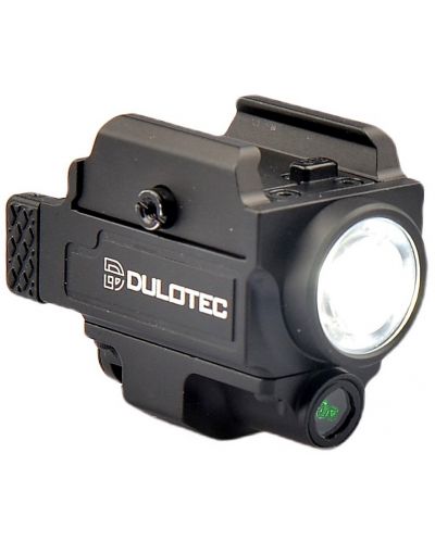 Lanternă pistol Dulotec - G3, sub-țeavă cu laser indicator direcție, verde - 2