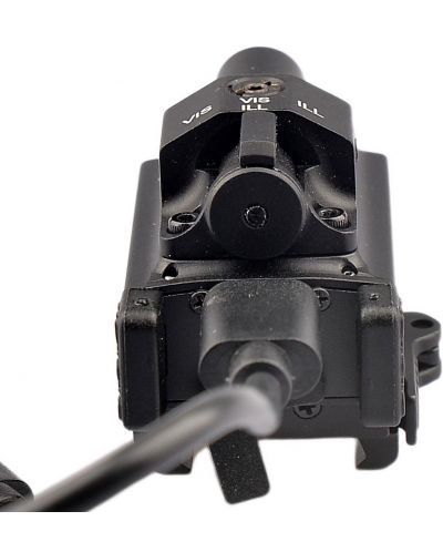 Lanternă pistol Dulotec - G4, sub-țeavă cu laser indicator direcție, roșu - 5