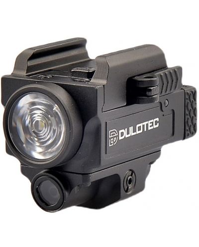 Lanternă pistol Dulotec - G3, sub-țeavă cu laser indicator direcție, verde - 1