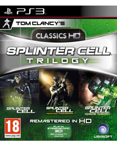 Tom Clancy's Splinter Cell Trilogy HD Classics (PS3) - 1