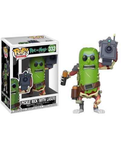 Figurina Funko Pop! Rick & Morty: Pickle Rick w/ Laser, #332 - 2