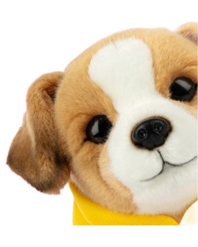 Jucărie de pluș Studio Pets - Câine Jack Russell cu fular, Jacki, 23 cm - 2