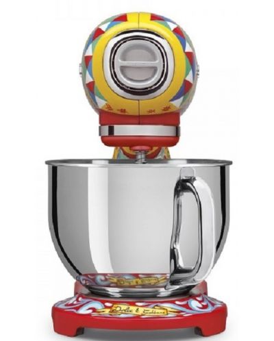 Mixer planetar Smeg - SMF03DGEU, 800W, 10 viteze, multicolor, Dolce & Gabbana - 4