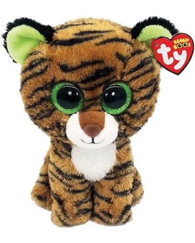 Jucărie de pluș TY Toys - Tiger Tiggy, maro, 15 cm - 1