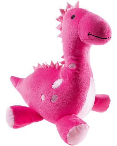 Jucarie de plus Heunec - Dinozaur, roz, 25 cm - 1