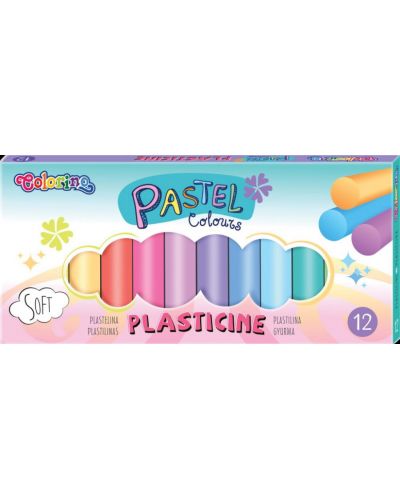 Plastilina Colorino Pastel - 12 culori - 1