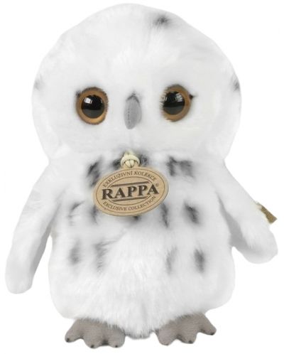 Jucărie de pluș Rappa Eco Friends - Bufniță polară, 18 cm - 1