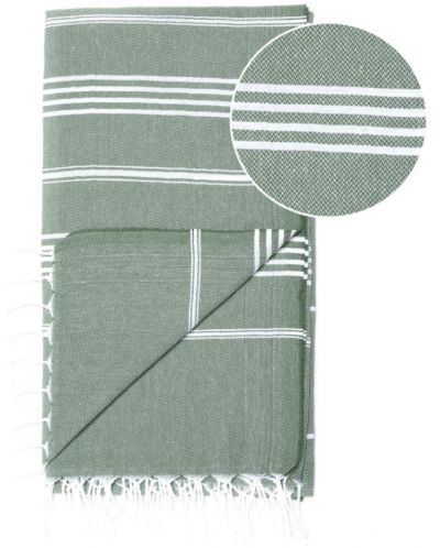 Prosop de plajă în cutie Hello Towels - Bali, 100 x 180 cm, 100% bumbac, verde - 2