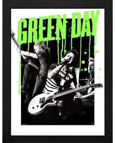 Afiș înrămat GB eye Music: Green Day - Live  - 1