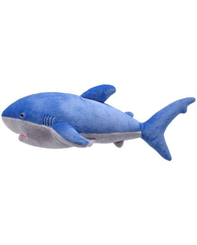 Jucărie de pluș Wild Planet - Rechin albastru, 40 cm - 1